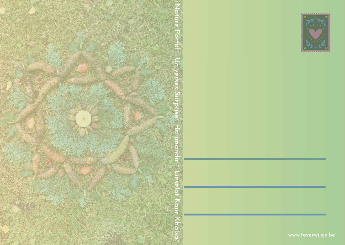 Portaal Postkaart - verrassing van het universum