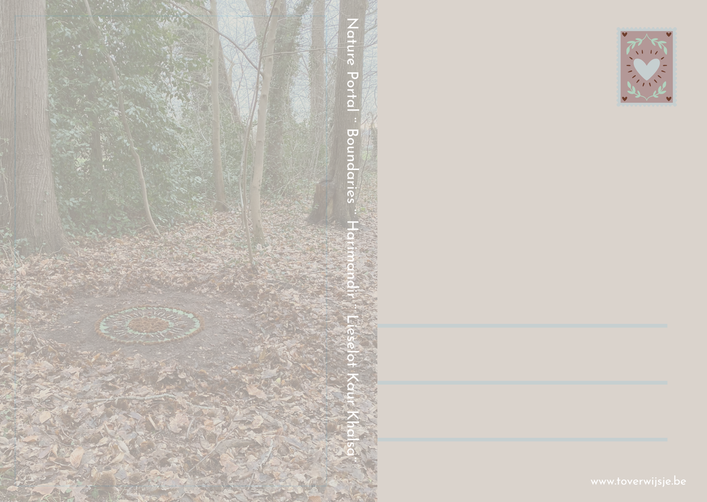 Portaal Postkaart - grenzen